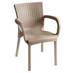 Τραπεζαρία Explore-Festive Pakoworld σετ 5τεμ pp Cappuccino 150x90x73,5εκ.