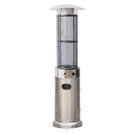 Θερμαστρα Υγραεριου Κυκλικη 1,80m 11kw Inox (Stainless Steel)