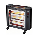 Θερμαστρα Χαλαζια 2400w Μαυρη με Ανεμιστηρα , Υγραντηρα και Θερμοστατη
