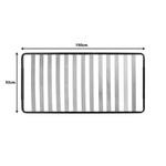 Σομιές Μεταλλικός με 13 Ανατομικές Τάβλες 92x190x5εκ
