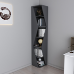 Βιβλιοθήκη Στήλη Klaro Pakoworld σε Ανθρακί Απόχρωση 32x32x165εκ