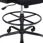 Καρέκλα Γραφείου Εργασίας Derzio Pakoworld Ύφασμα Mesh σε Μαύρη Απόχρωση 62x53x131εκ