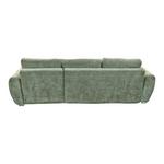 Γωνιακός Καναπές-Κρεβάτι Δεξιά Γωνία Vivad Pakoworld Ύφασμα σε Μέντα Απόχρωση 275x164x91εκ