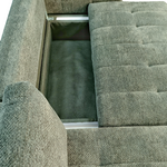 Γωνιακός Καναπές-Κρεβάτι Δεξιά Γωνία Vivad Pakoworld Ύφασμα σε Μέντα Απόχρωση 275x164x91εκ