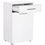 Ντουλάπι Μπάνιου Chad Pakoworld με Καλάθι Απλύτων Λευκό Gloss 52x38x83εκ