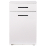 Ντουλάπι Μπάνιου Chad Pakoworld με Καλάθι Απλύτων Λευκό Gloss 52x38x83εκ