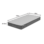 Στρώμα Nemesis Pakoworld Pocket Spring Roll Pack Διπλής Όψης 20-22cm 90x190εκ