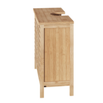 Πάγκος-Ντουλάπι Μπάνιου Sicela Pakoworld Χρώμα Φυσικό 60x28x80εκ