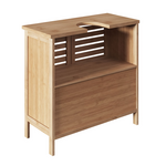 Πάγκος-Ντουλάπι Μπάνιου Sicela Pakoworld Χρώμα Φυσικό 60x28x80εκ