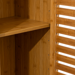 Ντουλάπι-Στήλη Τοίχου Sicela Pakoworld σε Φυσική Απόχρωση 33x28x168εκ