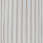 Βάζο Whiten Pakoworld Κεραμικό σε Λευκή Απόχρωση Φ13x28εκ