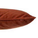 Μαξιλάρι Διακοσμητικό Lubel Pakoworld Ύφασμα σε Terracotta Απόχρωση 30x50εκ