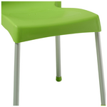 Καρέκλα Crafted Pakoworld pp Πράσινο-Αλουμίνιο Γκρι