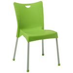Καρέκλα Crafted Pakoworld pp Πράσινο-Αλουμίνιο Γκρι