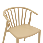 Πολυθρόνα Zelma Pakoworld pp σε Cappucino Απόχρωση 55x53x73εκ