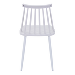 Καρέκλα Aurora i Pakoworld pp σε Λευκή Απόχρωση-Πόδι Μεταλλικό Λευκό 43x48x79εκ