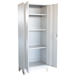 Μεταλλική Ντουλάπα Ugren i Pakoworld σε Απόχρωση Ανοιχτό Γκρι 70x40x180εκ