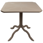 Τραπέζι Icon  Pakoworld pp σε Απόχρωσςη Cappucino 80x80x74.5εκ