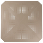 Τραπέζι Icon  Pakoworld pp σε Απόχρωσςη Cappucino 80x80x74.5εκ