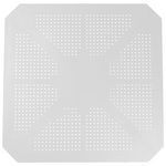 Τραπέζι Icon  Pakoworld pp σε Λευκή Απόχρωση 80x80x74.5εκ