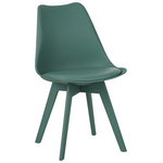 Καρέκλα Gaston i Pakoworld pp-pu σε Μέντα Απόχρωση 53.5x48.5x81,5εκ