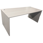 Γραφείο Εργασίας Armadi Pakoworld σε Γκρι-Λευκή Απόχρωση 180x80x75εκ