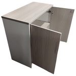 Ντουλάπι Γραφείου Armadi Pakoworld σε Γκρι-Λευκή Απόχρωση 80x40x80εκ