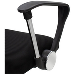 Καρέκλα Γραφείου Joel ii Pakoworld με Ύφασμα Mesh σε Μαύρη Απόχρωση 75x53x115-125εκ