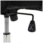 Καρέκλα Γραφείου Joel ii Pakoworld με Ύφασμα Mesh σε Μαύρη Απόχρωση 75x53x115-125εκ