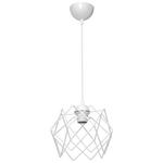 Φωτιστικό Οροφής e27 Μονόφωτο Teeby Pakoworld Μέταλλο σε Λευκή Απόχρωση Φ22x17εκ