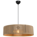 Φωτιστικό Οροφής Μονόφωτο Tebaha Pakoworld ε27 σε Φυσική Απόχρωση Φ55x20εκ