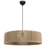 Φωτιστικό Οροφής Μονόφωτο Tebaha Pakoworld ε27 σε Φυσική Απόχρωση Φ55x20εκ