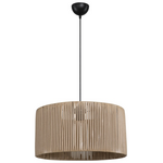 Φωτιστικό Οροφής Μονόφωτο Lambu Pakoworld ε27 σε Φυσική Απόχρωση Φ40x20εκ