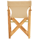 Καρέκλα-Πολυθρόνα Σκηνοθέτη Kompa Pakoworld Μασίφ Ξύλο Οξιάς Φυσικό-Πανί Nexus Μπεζ