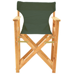 Καρέκλα-Πολυθρόνα Σκηνοθέτη Kompa Pakoworld Μασίφ Ξύλο Οξιάς Φυσικό-Πανί Nexus Κυπαρισσί