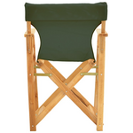 Καρέκλα-Πολυθρόνα Σκηνοθέτη Kompa Pakoworld Μασίφ Ξύλο Οξιάς Φυσικό-Πανί Nexus Κυπαρισσί