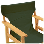 Καρέκλα-Πολυθρόνα Σκηνοθέτη Kompa Pakoworld Μασίφ Ξύλο Οξιάς Φυσικό-Πανί Nexus Κυπαρισσί