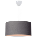 Φωτιστικό Οροφής Μονόφωτο pwl-1091 Pakoworld ε27 Ανθρακί Φ38x70εκ