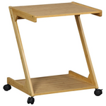 Βοηθητικό Τραπέζι fit Pakoworld mdf Φυσικό 50x39x59εκ