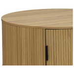 Τραπέζι Σαλονιού Scandi Pakoworld mdf Φυσικό Φ80x35.5εκ