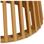 Τραπέζι Σαλονιού Domonic Pakoworld Mdf/pw σε Φυσική Απόχρωση Φ80x45εκ