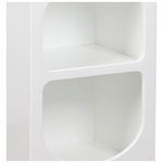 Κομοδίνο Emersi Pakoworld mdf σε Λευκή Απόχρωση 40x32x70εκ