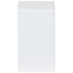 Κομοδίνο Zeplen Pakoworld mdf σε Λευκή Απόχρωση 40x30x53εκ