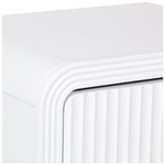 Κομοδίνο Zeplen Pakoworld mdf σε Λευκή Απόχρωση 40x30x53εκ