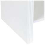 Κομοδίνο Zeplen Pakoworld mdf σε Λευκή Απόχρωση 40x30x53εκ