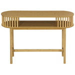 Κονσόλα Nodial Pakoworld Mdf/bamboo σε Φυσική Απόχρωση 120x39x85εκ