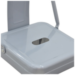 Σκαμπό Μπαρ με Πλάτη Utopia Pakoworld Γκρι Μέταλλο 42x42x97εκ