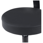 Καρέκλα Γραφείου Τροχήλατη Mafeshi  Pakoworld pu σε Μαύρη Απόχρωση 45x44x70-82εκ