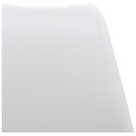 Καρέκλα Gaston Pakoworld pp-pu Λευκό-Φυσικό Πόδι