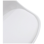 Καρέκλα Gaston Pakoworld pp-pu Λευκό-Φυσικό Πόδι